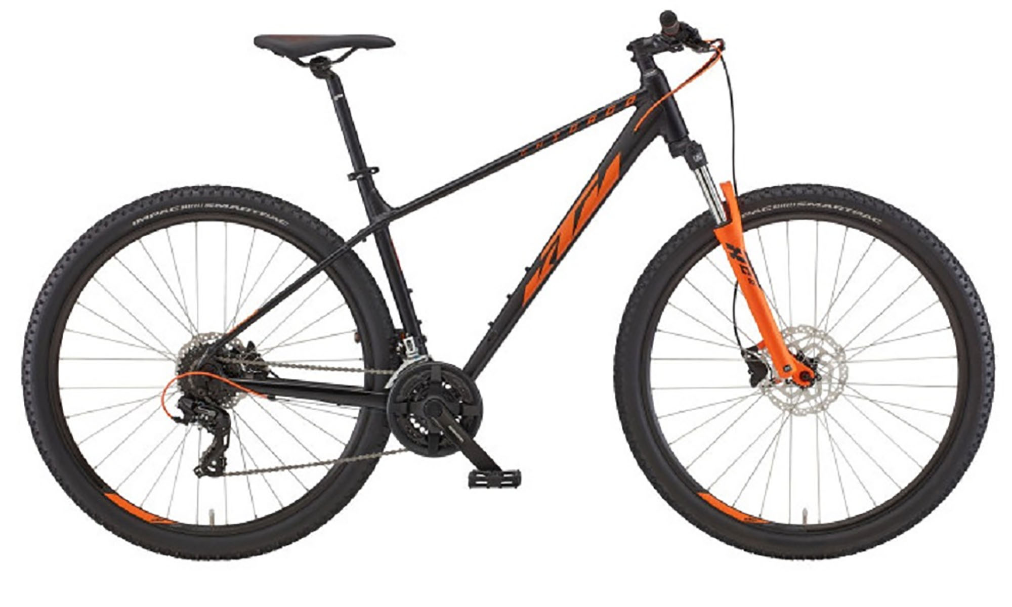 Велосипед KTM CHICAGO 272 29", размер S, рама 15" (38 см), год 2026, черный матовый 